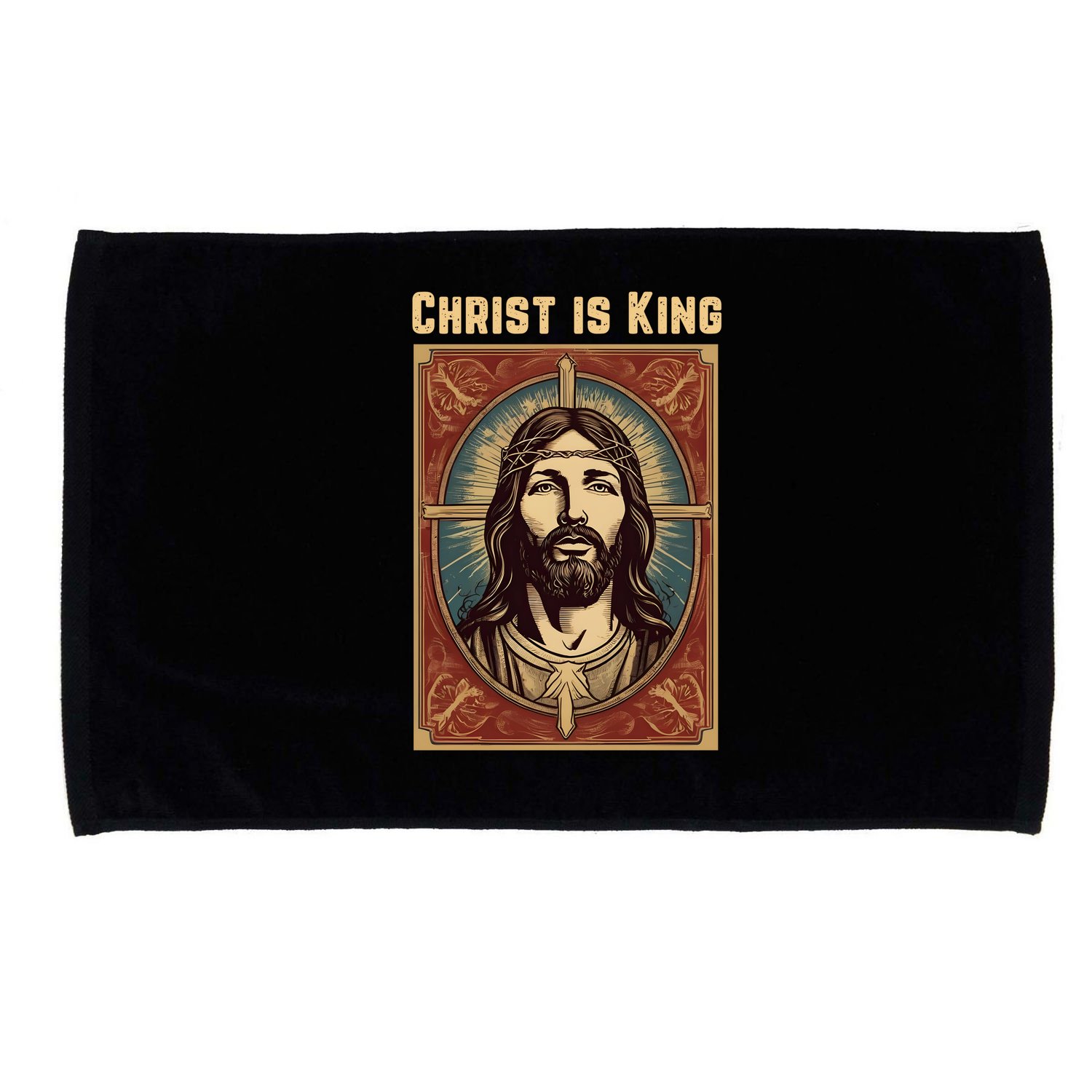 Christ is King Christian Easter Microfiber Hand Towel