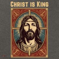 Christ is King Christian Easter Cotton Canvas Backpack