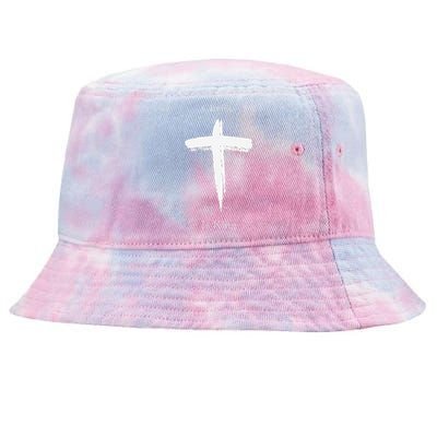 Christ Is King Jesus Christ Christian Usa Cross Tie-Dyed Bucket Hat