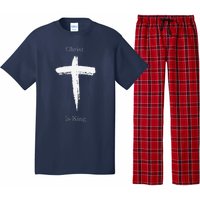 Christ Is King Jesus Christ Christian Usa Cross Pajama Set