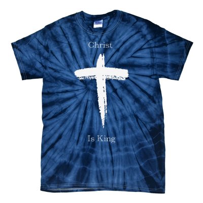 Christ Is King Jesus Christ Christian Usa Cross Tie-Dye T-Shirt