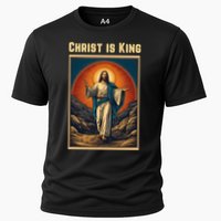 Christ is King Christian Easter Cooling Performance Crew T-Shirt