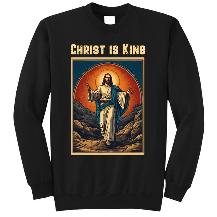 Christ is King Christian Easter Sweatshirt