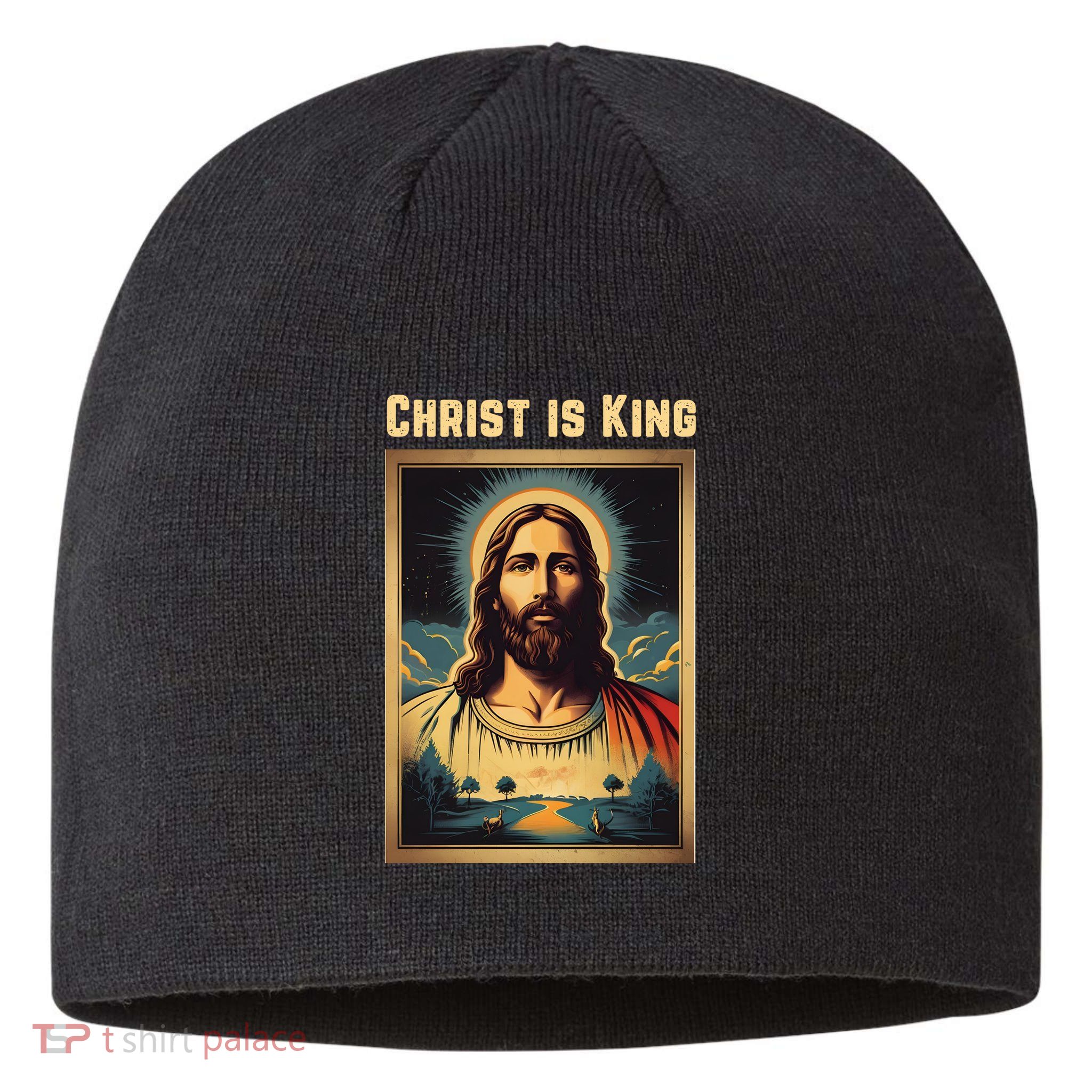 Christ is King Christian Easter Sustainable Beanie
