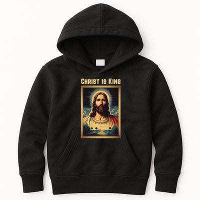 Christ is King Christian Easter Kids Hoodie