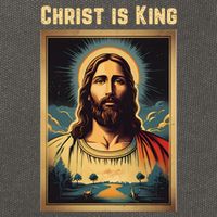 Christ is King Christian Easter Cotton Canvas Backpack