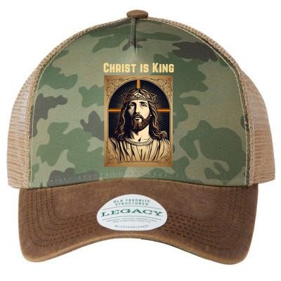 Christ is King Christian Easter Legacy Tie Dye Trucker Hat