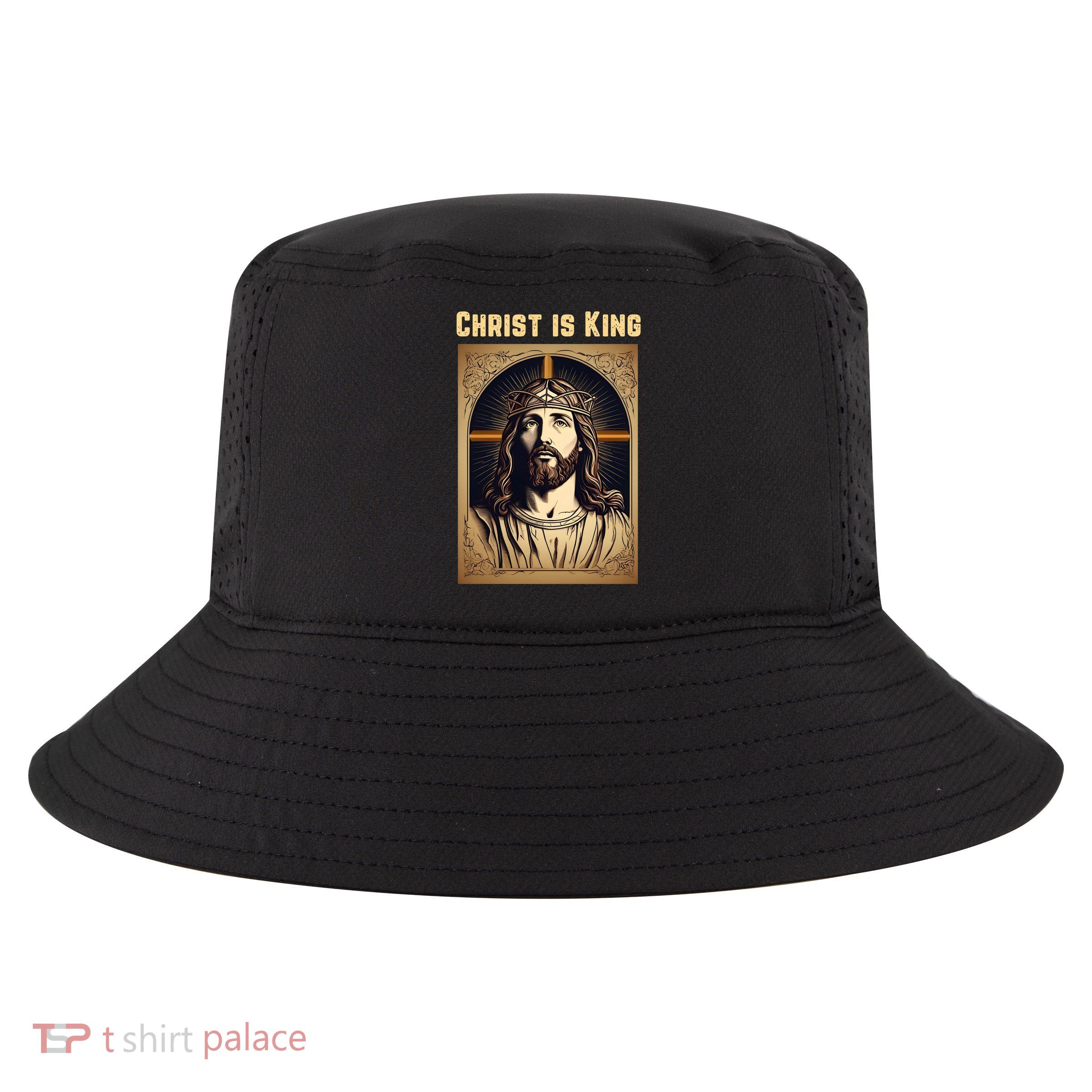 Christ is King Christian Easter Cool Comfort Performance Bucket Hat