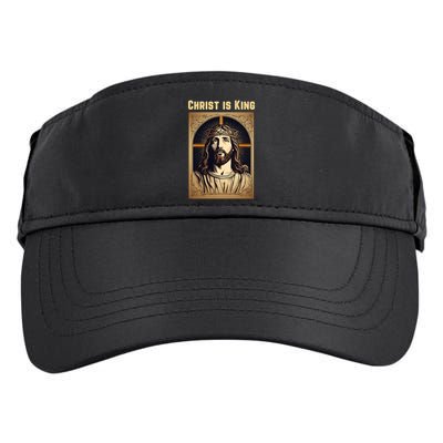 Christ is King Christian Easter Adult Drive Performance Visor
