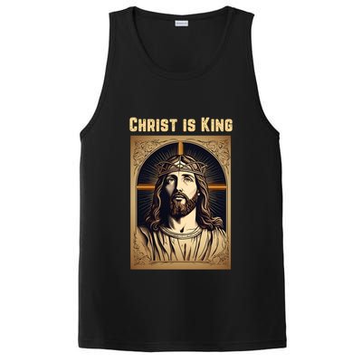 Christ is King Christian Easter PosiCharge Competitor Tank