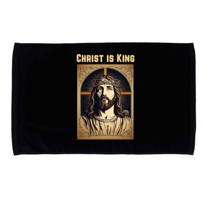 Christ is King Christian Easter Microfiber Hand Towel