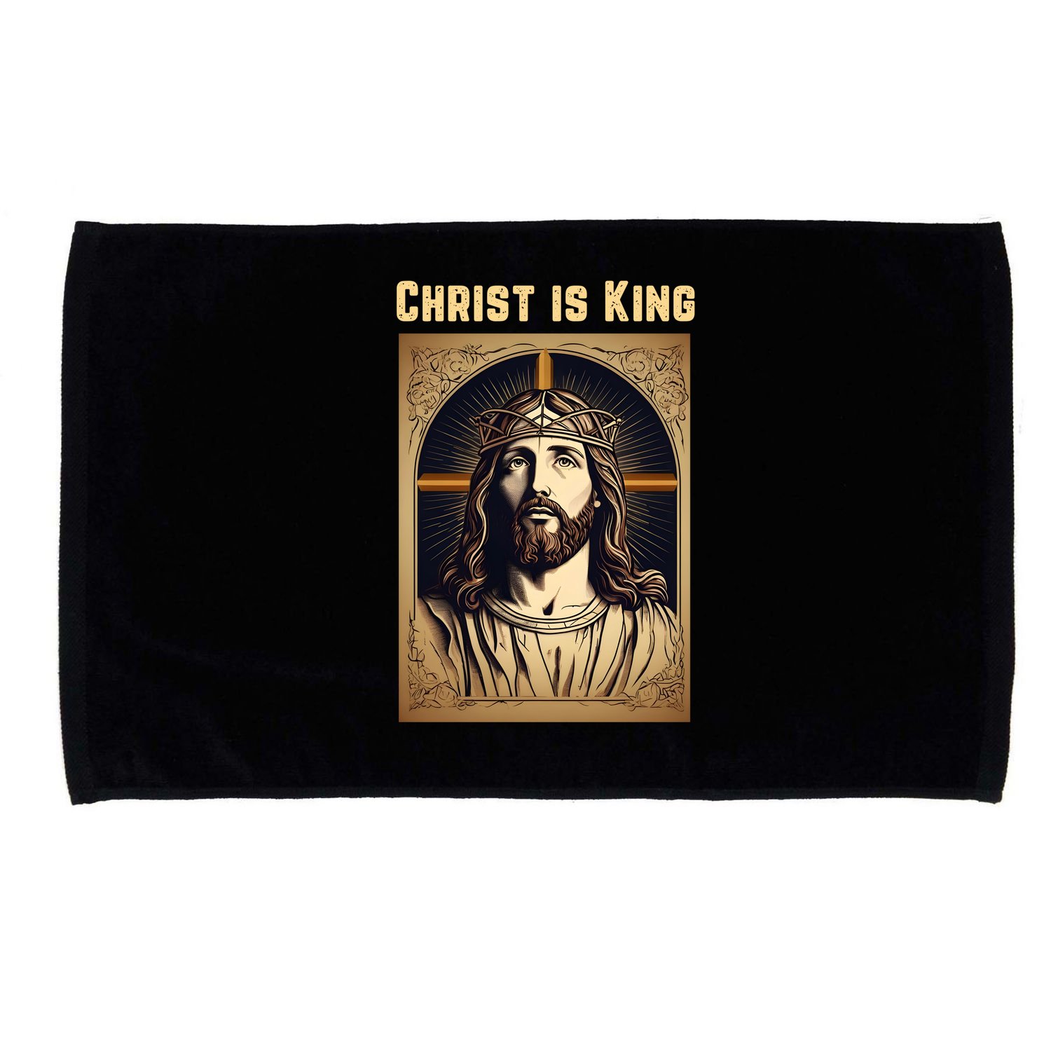 Christ is King Christian Easter Microfiber Hand Towel
