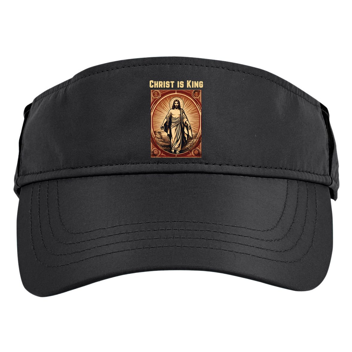 Christ is King Christian Easter Adult Drive Performance Visor