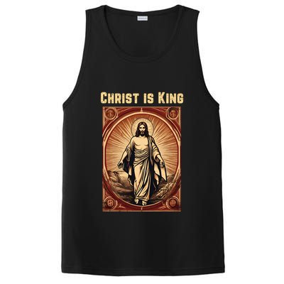Christ is King Christian Easter PosiCharge Competitor Tank