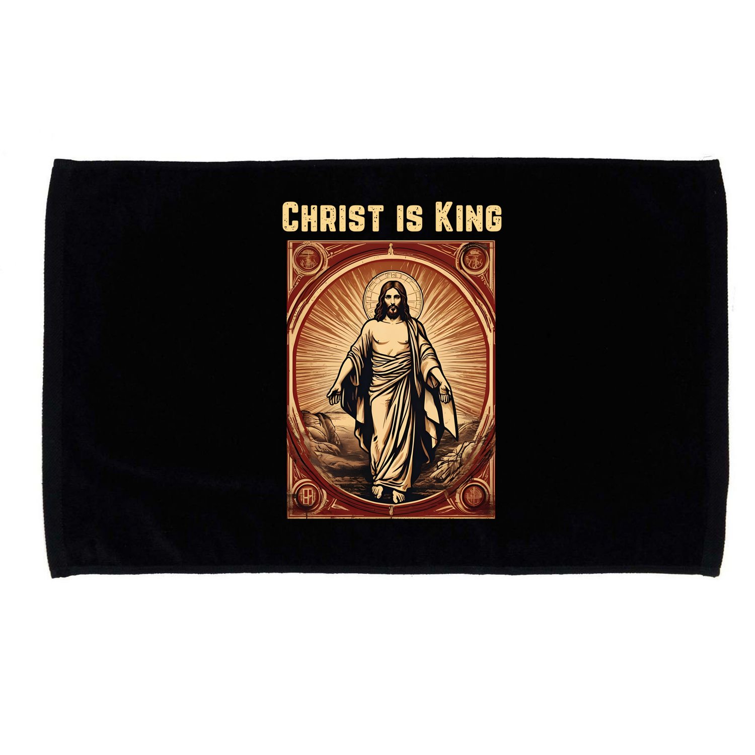Christ is King Christian Easter Microfiber Hand Towel