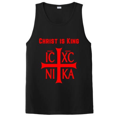 Christ is King Christian Easter Orthodox Catholic Cross PosiCharge Competitor Tank