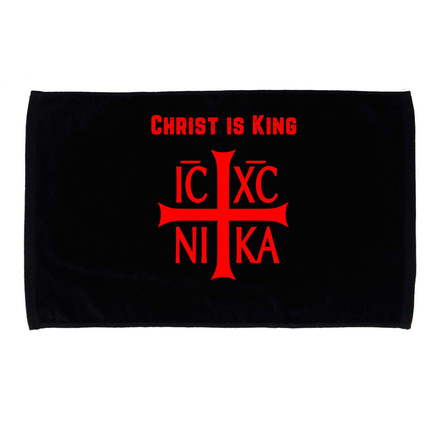Christ is King Christian Easter Orthodox Catholic Cross Microfiber Hand Towel
