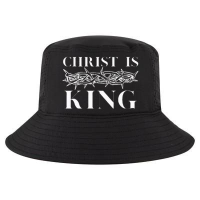 Christ Is King Christian Crown Of Thorns Christ Is King Cool Comfort Performance Bucket Hat