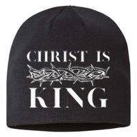 Christ Is King Christian Crown Of Thorns Christ Is King Sustainable Beanie