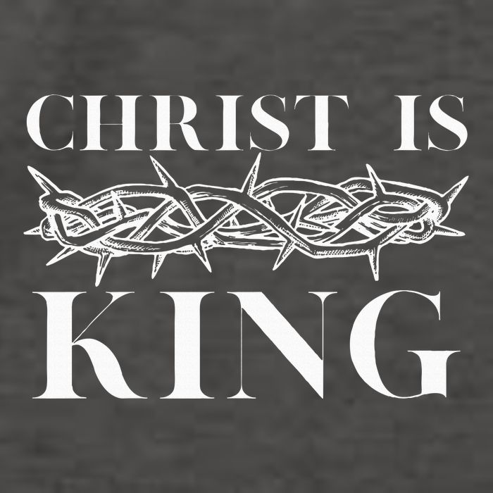 Christ Is King Christian Crown Of Thorns Christ Is King Vector Backpack