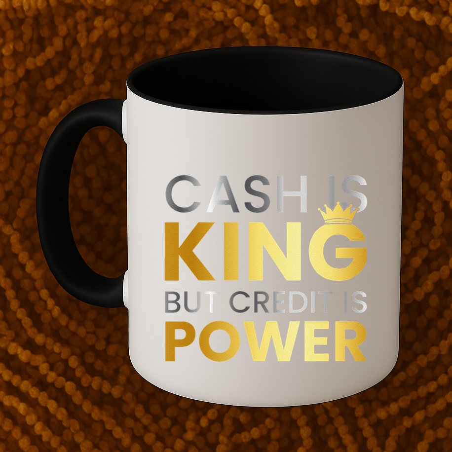 Cash Is King ...But Credit Is Power Mug