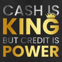 Cash Is King ...But Credit Is Power 15oz Campfire Ceramic Mug