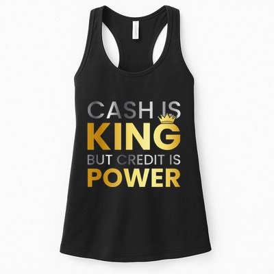 Cash Is King ...But Credit Is Power Womens Tank Top