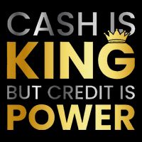 Cash Is King ...But Credit Is Power Wool Snapback Cap