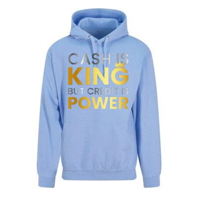 Cash Is King ...But Credit Is Power Unisex Surf Hoodie