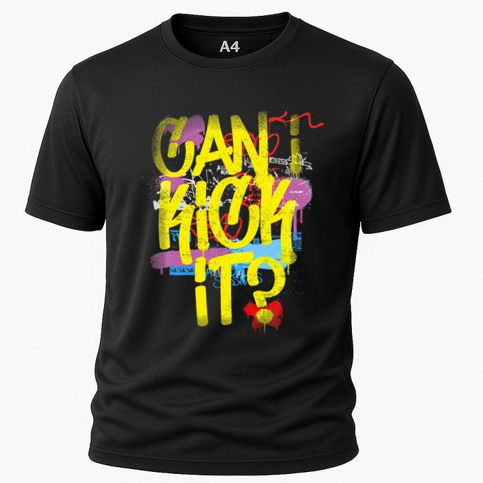 Can I Kick It 80s 90s Hip Hop Bboy Old School Rap Graffiti Cooling Performance Crew T-Shirt