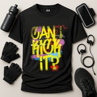 Can I Kick It 80s 90s Hip Hop Bboy Old School Rap Graffiti Cooling Performance Crew T-Shirt