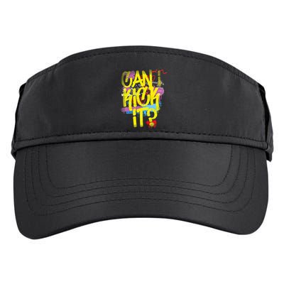 Can I Kick It 80s 90s Hip Hop Bboy Old School Rap Graffiti Adult Drive Performance Visor