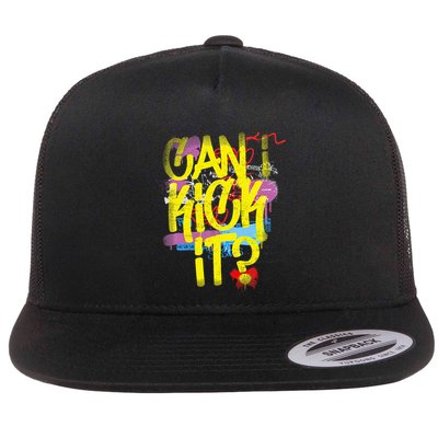 Can I Kick It 80s 90s Hip Hop Bboy Old School Rap Graffiti Flatbill Hat