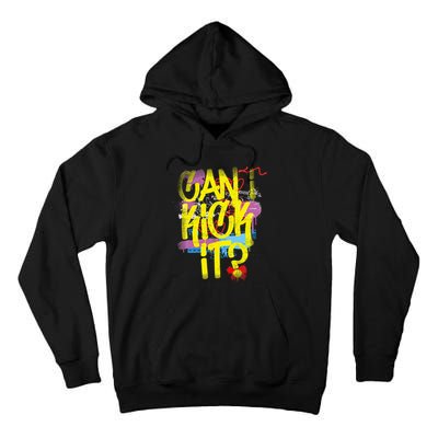 Can I Kick It 80s 90s Hip Hop Bboy Old School Rap Graffiti Tall Hoodie
