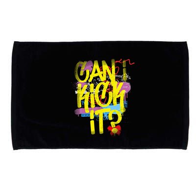 Can I Kick It 80s 90s Hip Hop Bboy Old School Rap Graffiti Microfiber Hand Towel