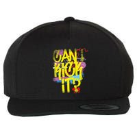 Can I Kick It 80s 90s Hip Hop Bboy Old School Rap Graffiti Wool Snapback Cap