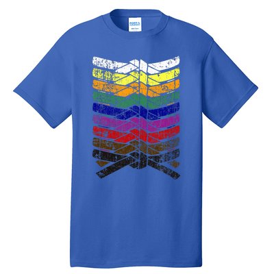 Cool Illustrated Karate Belt Colors Martial Arts Tall T-Shirt