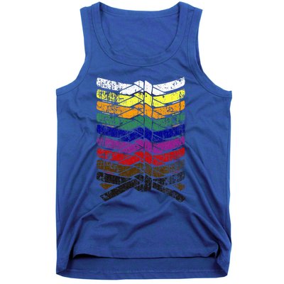 Cool Illustrated Karate Belt Colors Martial Arts Tank Top