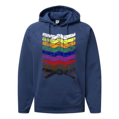 Cool Illustrated Karate Belt Colors Martial Arts Performance Fleece Hoodie