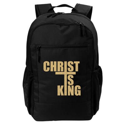Christ Is King Jesus Is King Cross Crucifix Backpack