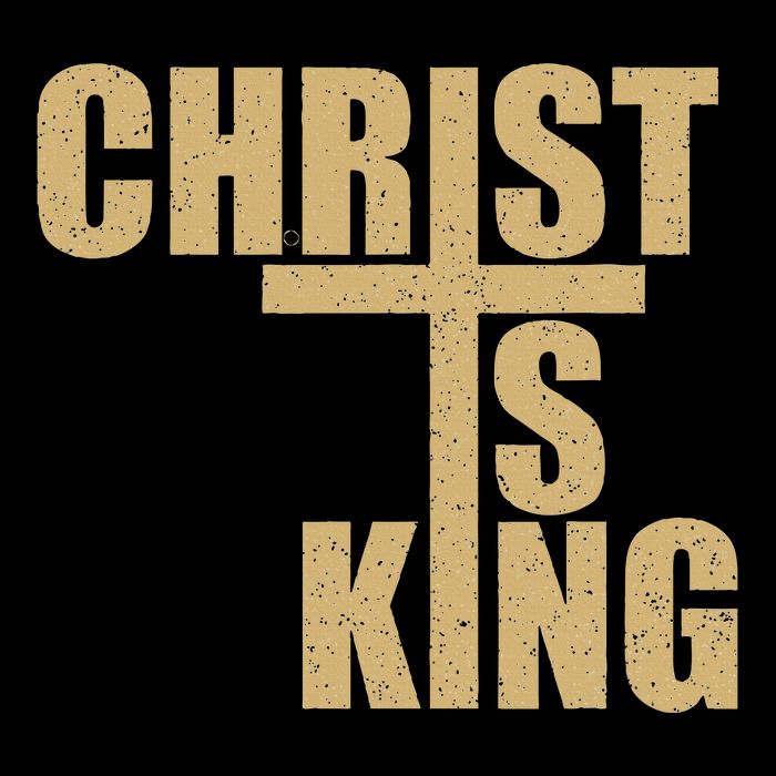 Christ Is King Jesus Is King Cross Crucifix Sustainable Bucket Hat