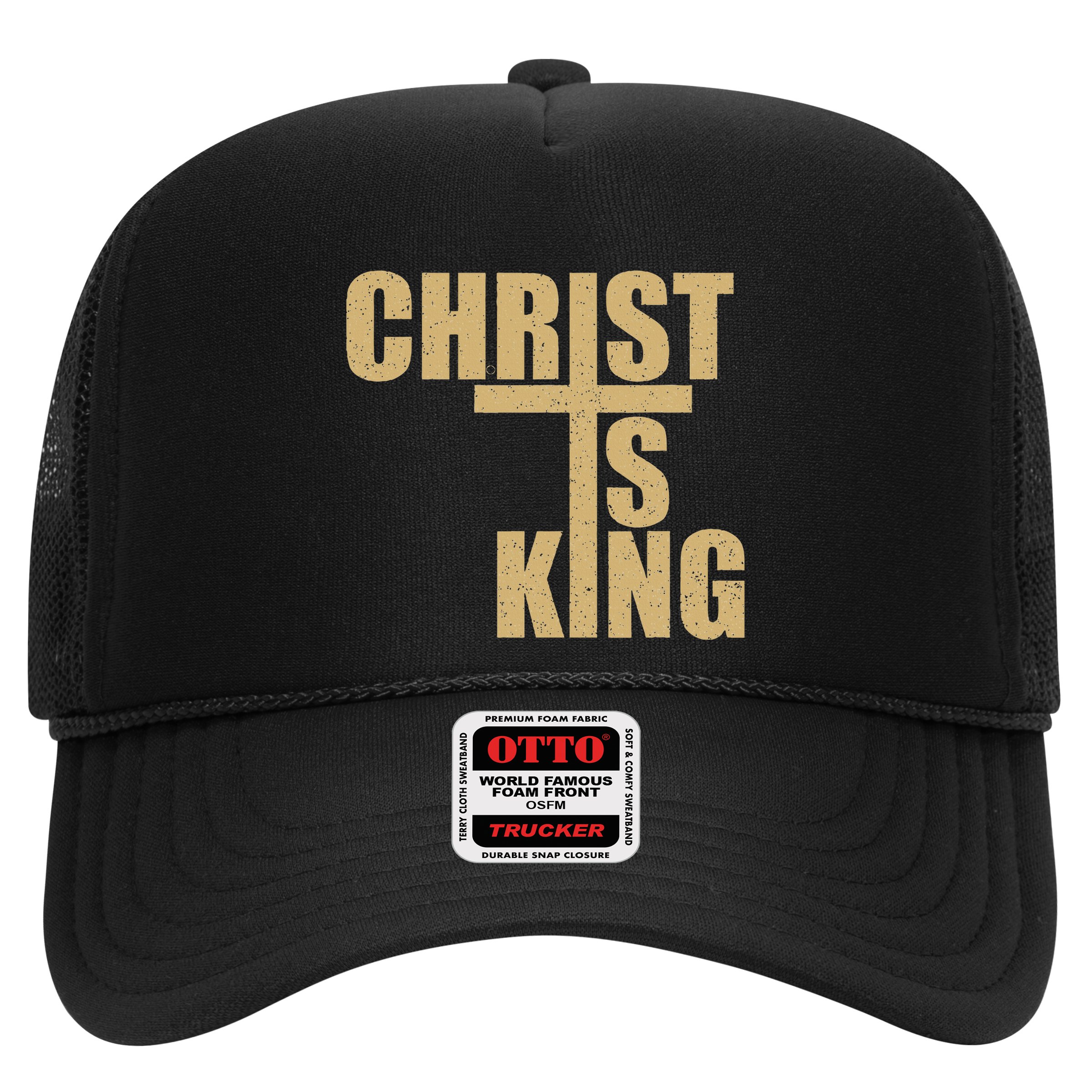 Christ Is King Jesus Is King Cross Crucifix Hat