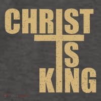 Christ Is King Jesus Is King Cross Crucifix Vector Backpack