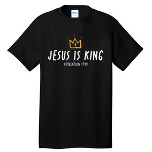 Christ Is King King Of Kings Lord Of Lords Tall T-Shirt