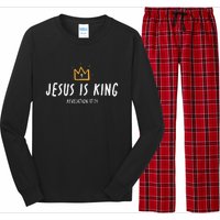 Christ Is King King Of Kings Lord Of Lords Long Sleeve Pajama Set