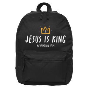 Christ Is King King Of Kings Lord Of Lords 16 in Basic Backpack