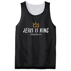 Christ Is King King Of Kings Lord Of Lords Mesh Reversible Basketball Jersey Tank