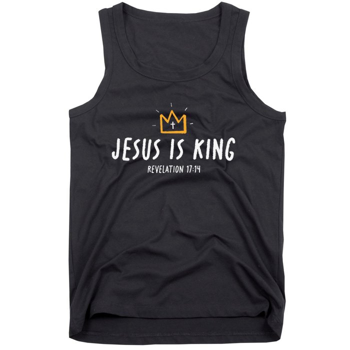 Christ Is King King Of Kings Lord Of Lords Tank Top