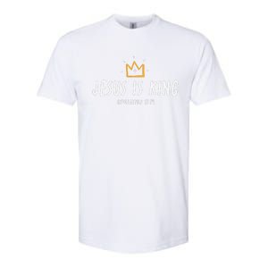 Christ Is King King Of Kings Lord Of Lords Softstyle CVC T-Shirt