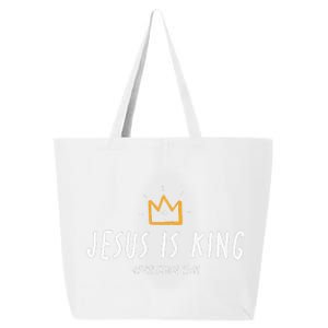 Christ Is King King Of Kings Lord Of Lords 25L Jumbo Tote